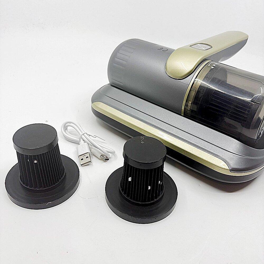 PATO Wireless Mattress Vacuum UV Light HEPA Bed Cleaner Gold
